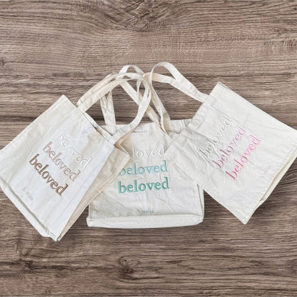 Bestickte Canvas Tasche 1