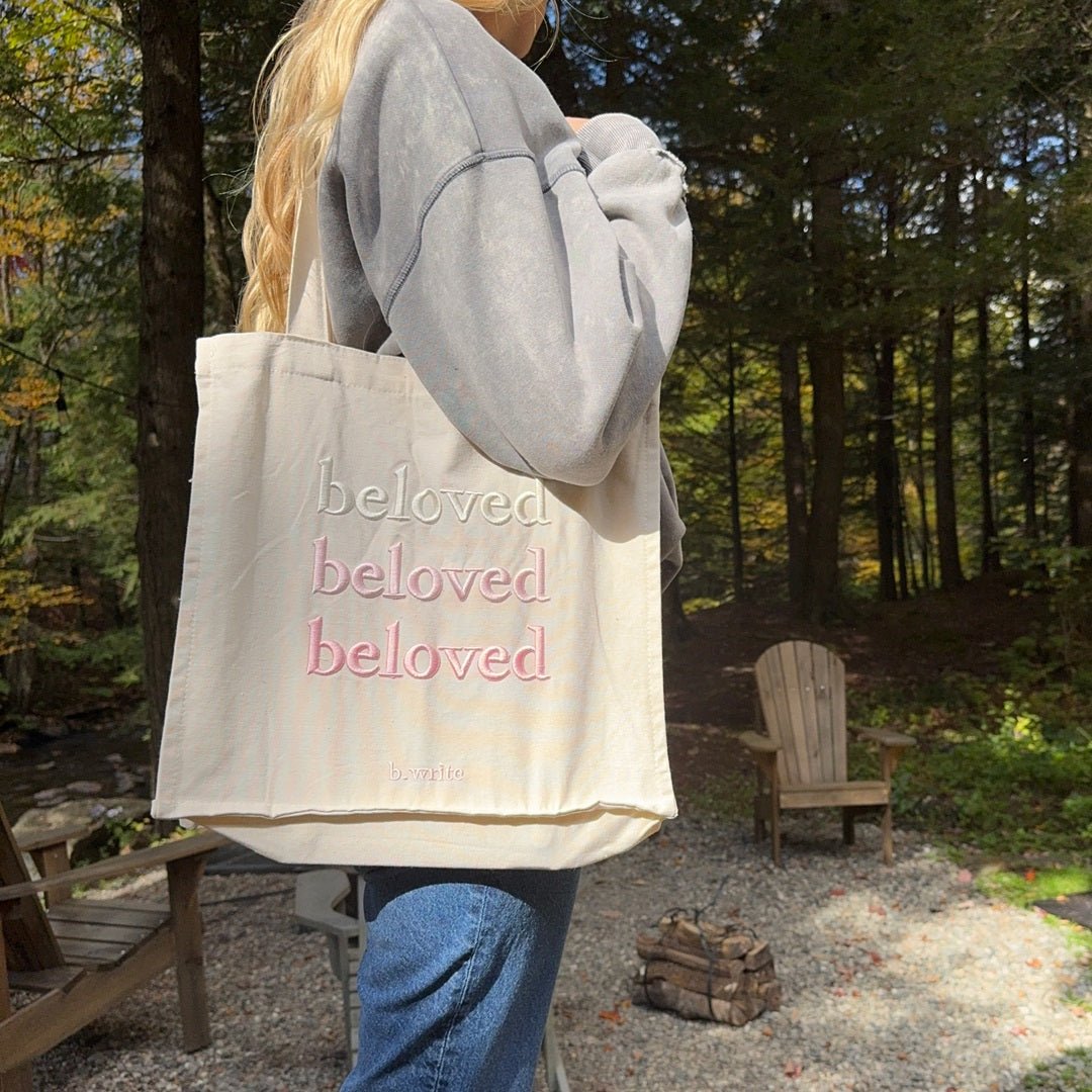 Bestickte Canvas Tasche 2