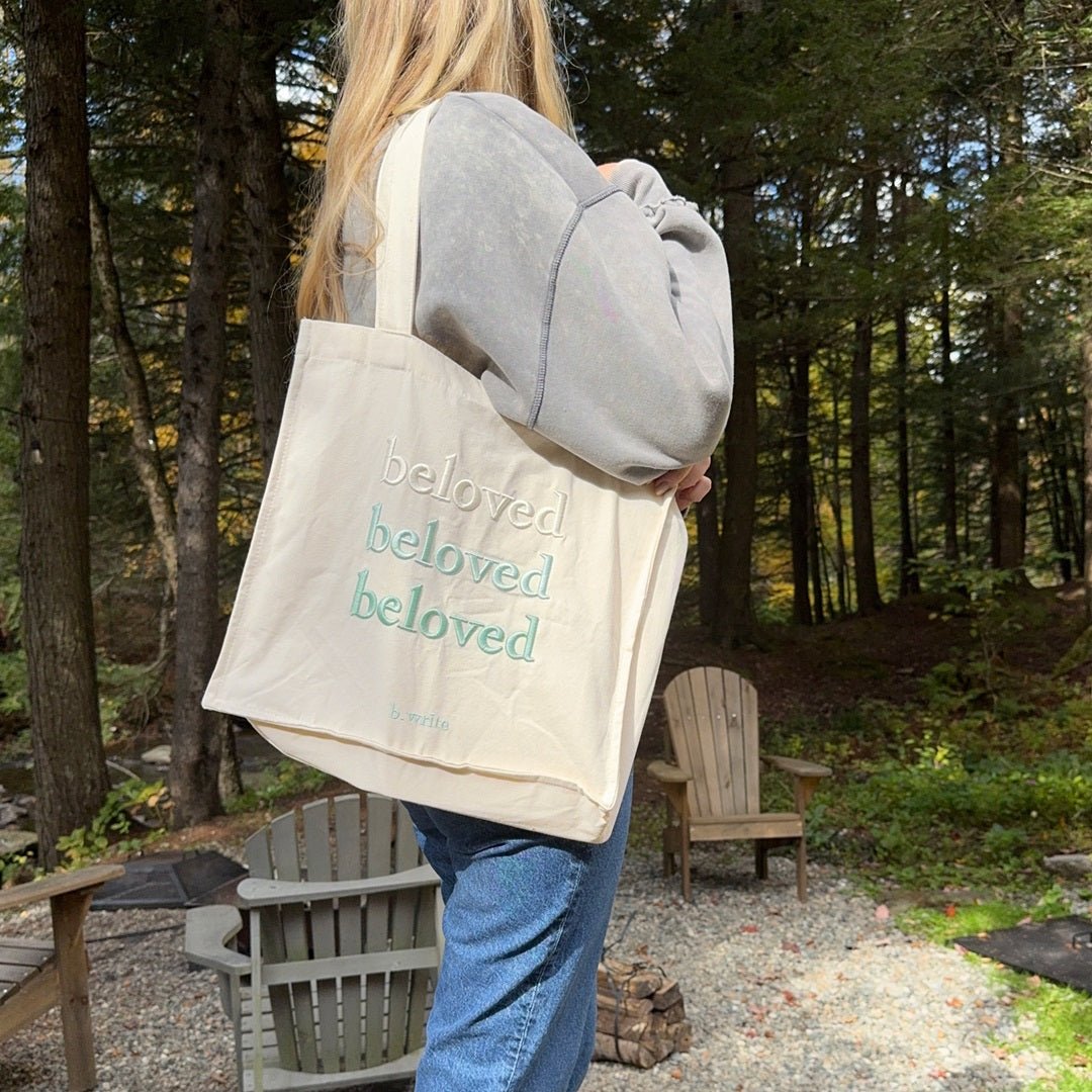Bestickte Canvas Tasche 4