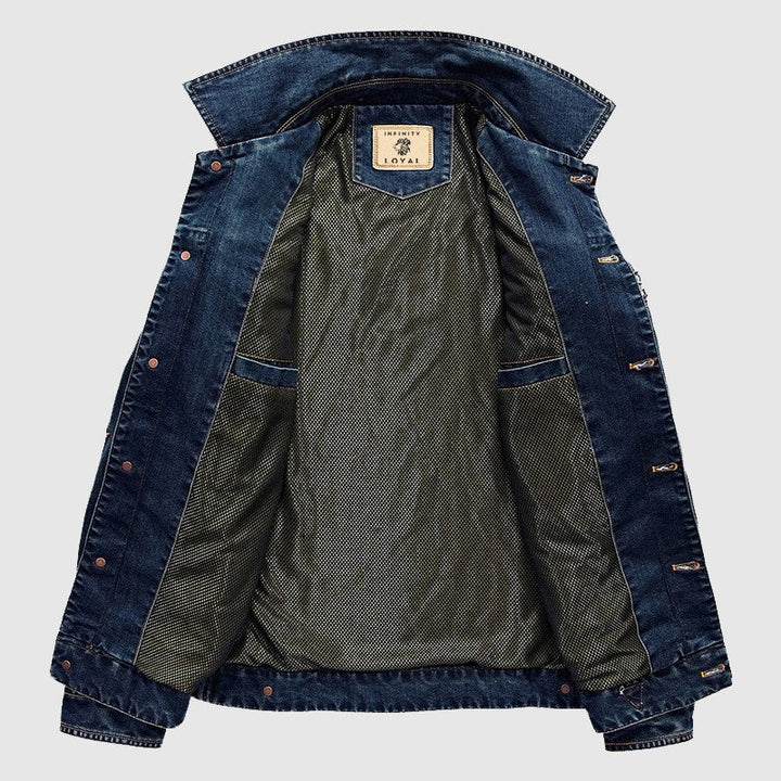 Jeansjacke | Button-Up | Slim Fit | Herrenjacke | Jeansjacke-HauteBerlin