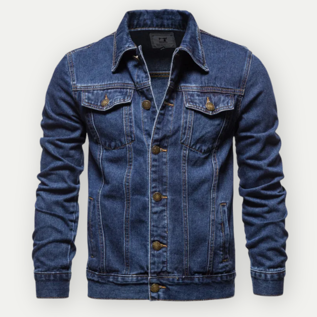 Jeansjacke – Lässige Slim-Fit-Jeansjacke für Herren-HauteBerlin