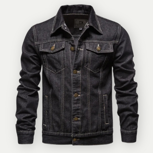 Jeansjacke – Lässige Slim-Fit-Jeansjacke für Herren-HauteBerlin