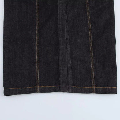 Jeanskleid – Langarm – Knopfleiste – Maxikleid – Hemdkleid-HauteBerlin
