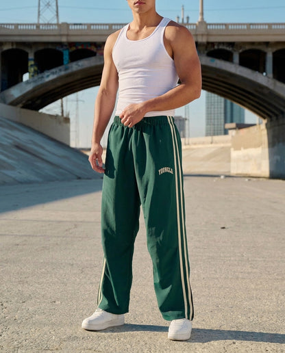 Jogginghose – Gestreifte Jogginghose für Männer mit elastischem Bund-HauteBerlin