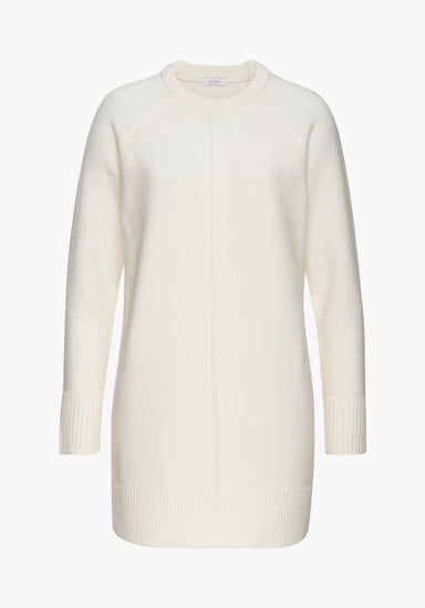 Jumperkleid – Langarm – Locker geschnitten – Langer Pullover – Damenstrickmode-HauteBerlin