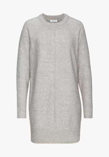 Jumperkleid – Langarm – Locker geschnitten – Langer Pullover – Damenstrickmode-HauteBerlin