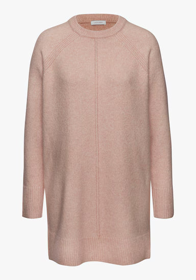 Jumperkleid – Langarm – Locker geschnitten – Langer Pullover – Damenstrickmode-HauteBerlin
