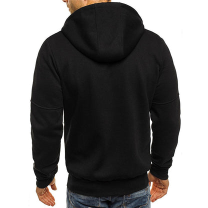 Kapuzenjacke mit Reißverschluss | Warm | Taschen | Kapuzenjacke mit Reißverschluss | Herren-Kapuzenjacke-HauteBerlin