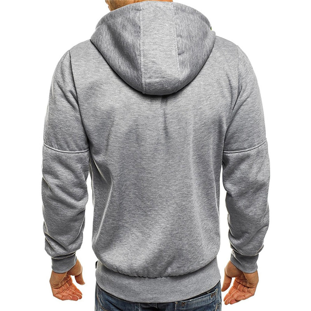 Kapuzenjacke mit Reißverschluss | Warm | Taschen | Kapuzenjacke mit Reißverschluss | Herren-Kapuzenjacke-HauteBerlin