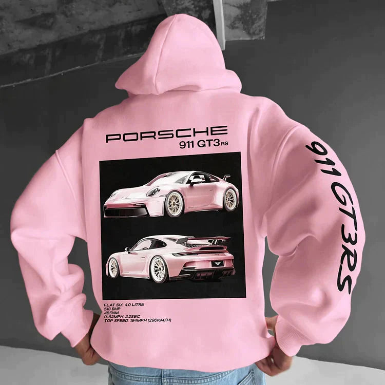 Kapuzenpullover | Auto-Print | Warm | Oversized-Kapuzenpullover | Herrenbekleidung-HauteBerlin