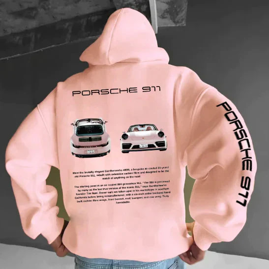 Kapuzenpullover | Auto-Print | Warm | Oversized-Kapuzenpullover | Herrenbekleidung-HauteBerlin