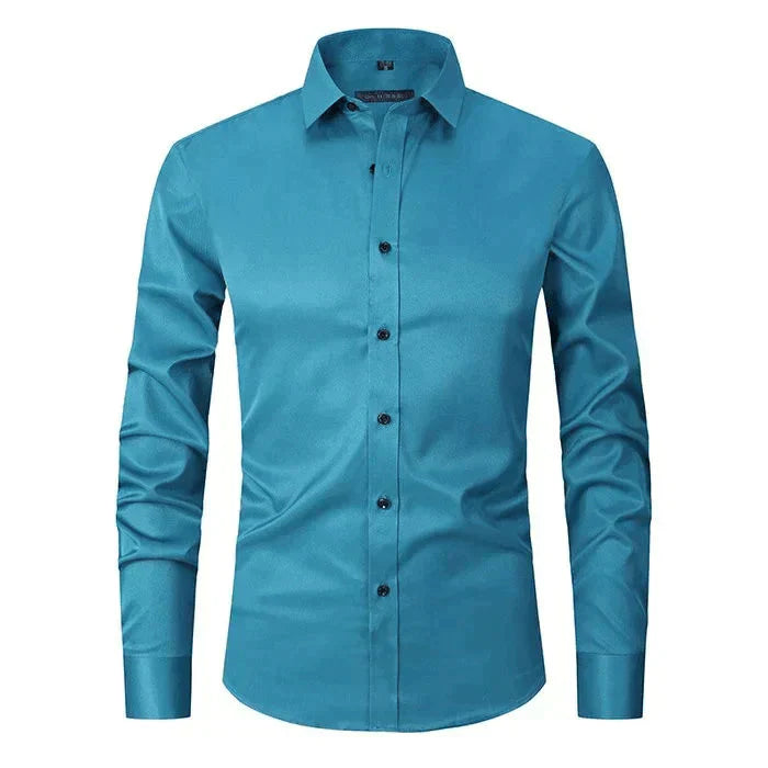 Kleid Hemd | Knitterfrei | Stretch | Knopfleiste Hemd | Herrenhemden-HauteBerlin