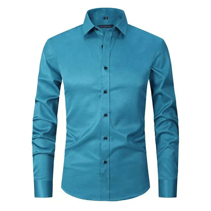Kleid Hemd | Knitterfrei | Stretch | Knopfleiste Hemd | Herrenhemden-HauteBerlin
