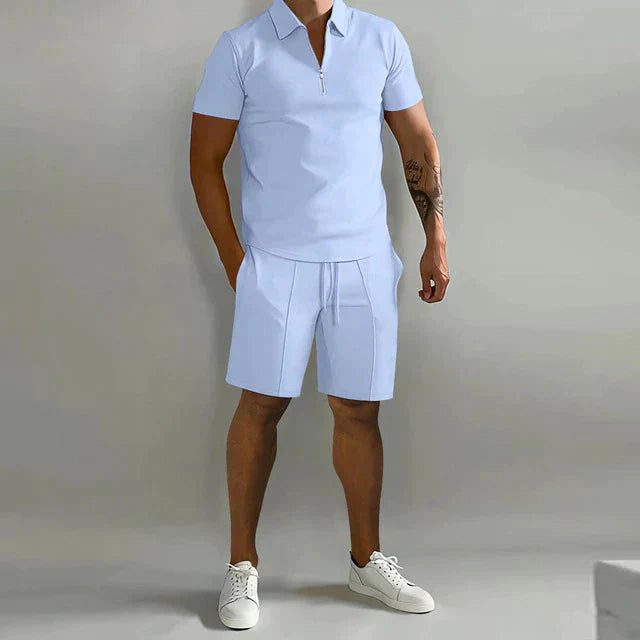 Koordinationsset | Zweiteiler | Kurzarm | Shorts-Set | Herrenbekleidung-HauteBerlin