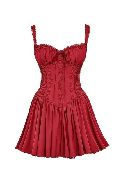 Korsettkleid - Ärmelloses Minikleid für Frauen-HauteBerlin