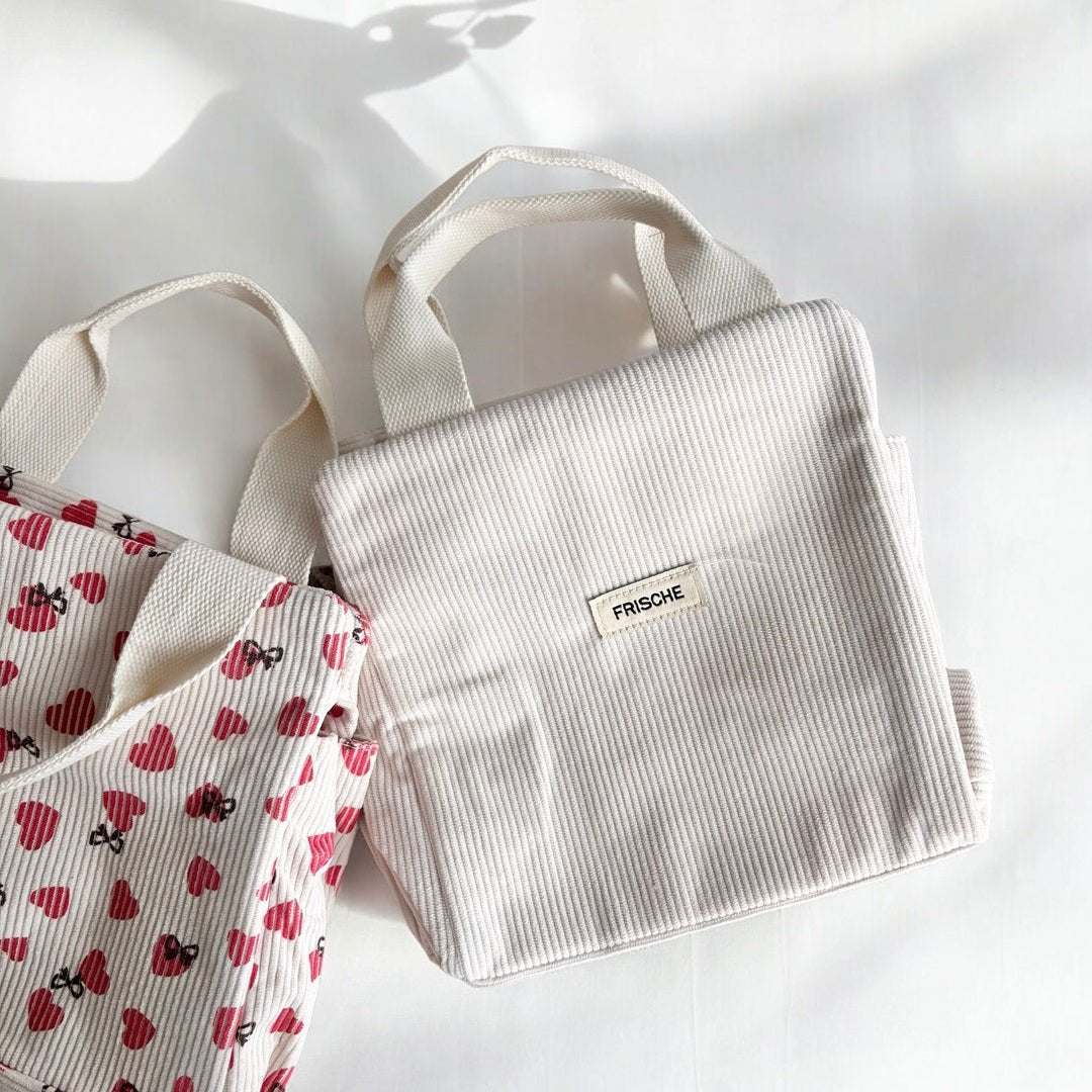 Kühltasche Klein | Isoliert aus Cordstoff | Mit Reißverschluss-HauteBerlin