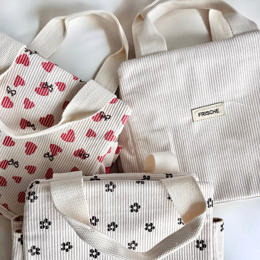 Kühltasche Klein | Isoliert aus Cordstoff | Mit Reißverschluss-HauteBerlin