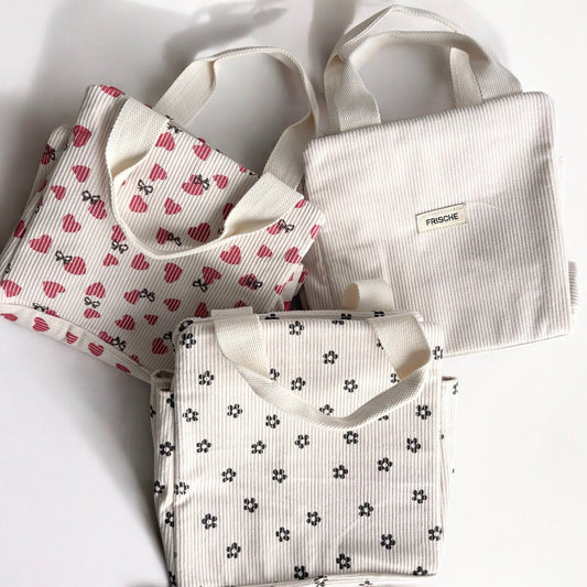 Kühltasche Klein | Isoliert aus Cordstoff | Mit Reißverschluss-HauteBerlin