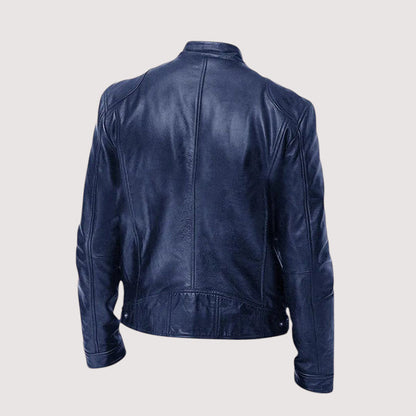 Kunstlederjacke - Regular Fit - Veganes Leder - Bikerjacke - Lederjacke für Männer-HauteBerlin