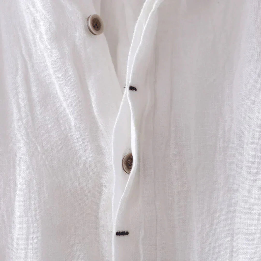 Kurzarmhemd – locker geschnitten – leicht – Button-down-Hemd – Herrenhemden-HauteBerlin