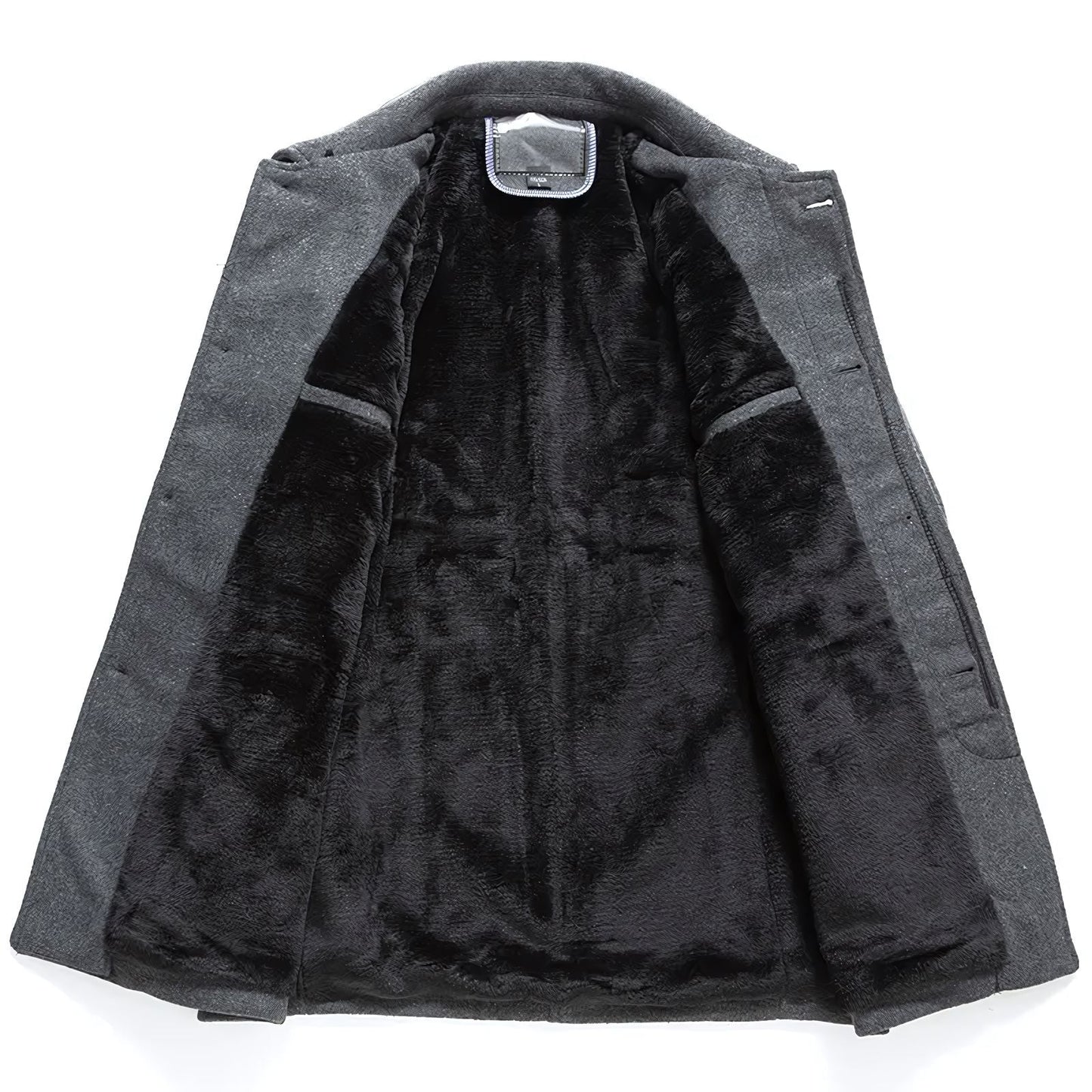 Kurzer Trenchcoat – Einreihig – Maßgeschneidert – Winter-Trenchcoat – Herrenjacke-HauteBerlin