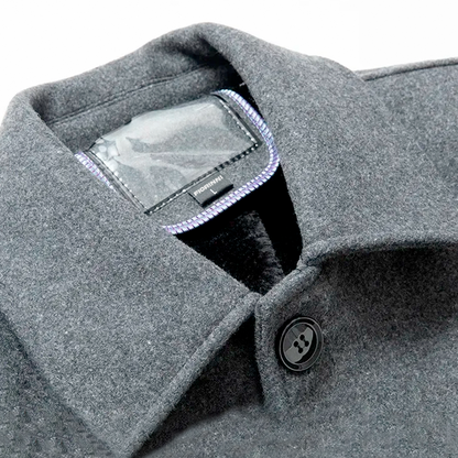 Kurzer Trenchcoat – Einreihig – Maßgeschneidert – Winter-Trenchcoat – Herrenjacke-HauteBerlin
