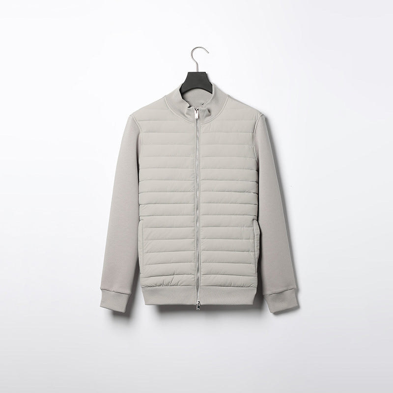 Langarm-Gilet | Reißverschluss | Gefüttert | Sommerjacke | Herrenjacke-HauteBerlin