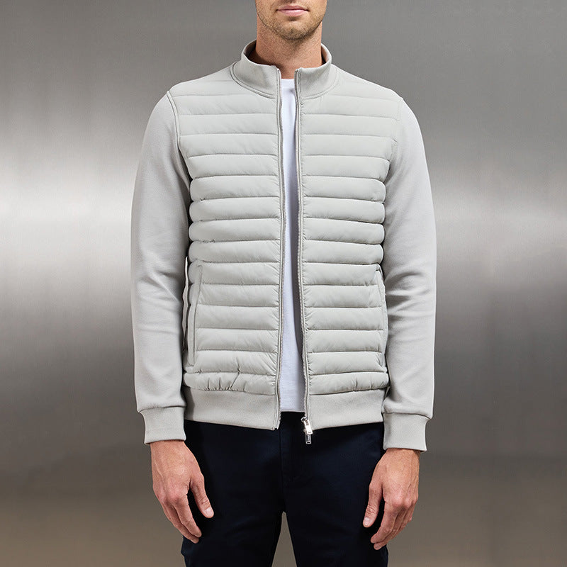 Langarm-Gilet | Reißverschluss | Gefüttert | Sommerjacke | Herrenjacke-HauteBerlin