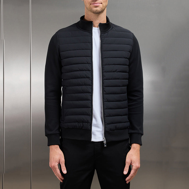 Langarm-Gilet | Reißverschluss | Gefüttert | Sommerjacke | Herrenjacke-HauteBerlin