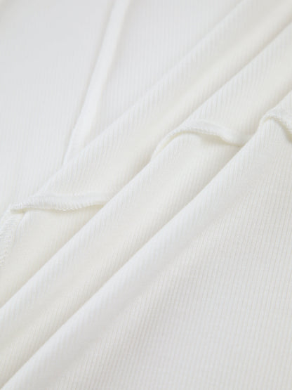 Langarm-Oberteil | Rundhalsausschnitt | schmale Passform | Basic-Langarmshirt | Damenbekleidung-HauteBerlin