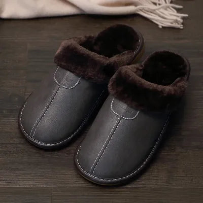 Leder Hausschuhe | Slipper | Winter | Herren Hausschuhe | Hausschuhe Herren-HauteBerlin