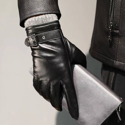 Lederhandschuhe Herren | Lammfell | Touchscreen | Wollfutter-HauteBerlin