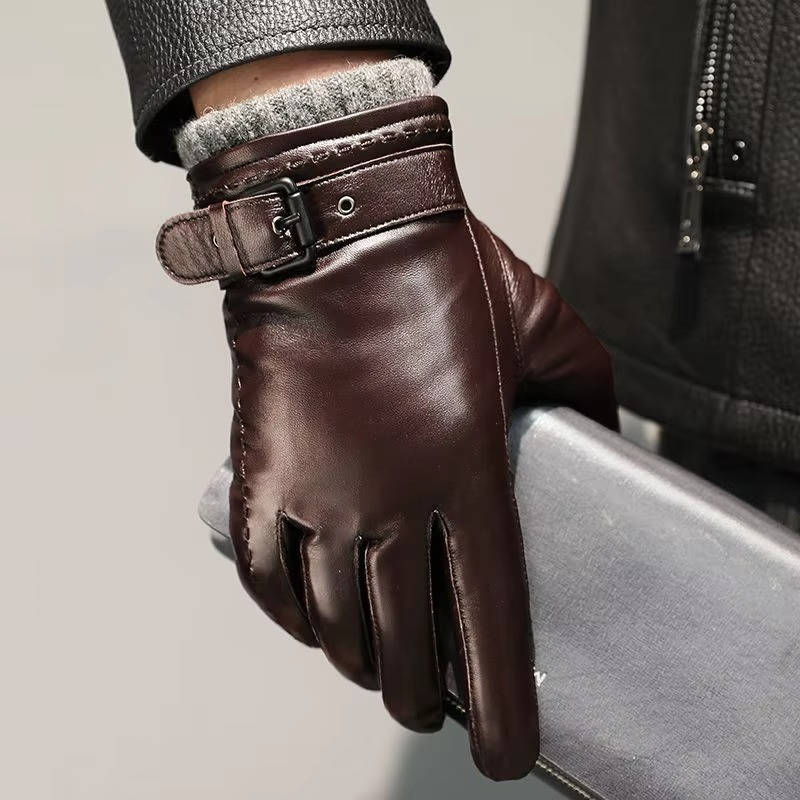 Lederhandschuhe Herren | Lammfell | Touchscreen | Wollfutter-HauteBerlin