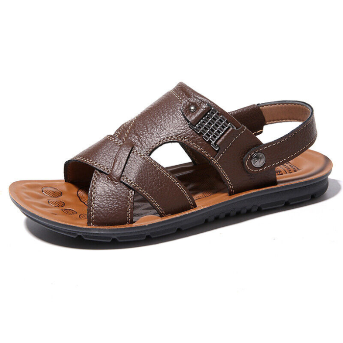 Ledersandalen – Ergonomisch – Sport – Orthopädische Sandalen – Herrensandalen-HauteBerlin