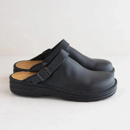 Ledersandalen - Orthopädisch - Ergonomisch - Pantoletten Schuhe - Herrenschuhe-HauteBerlin