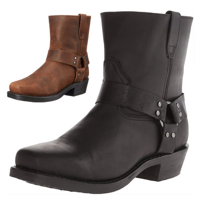 Lederstiefel | Western | Reißverschluss | Cowboystiefel | Herrenstiefel-HauteBerlin