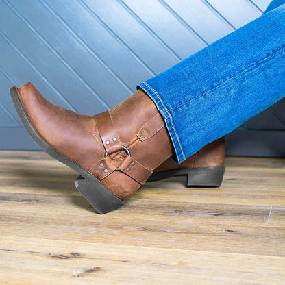 Lederstiefel | Western | Reißverschluss | Cowboystiefel | Herrenstiefel-HauteBerlin