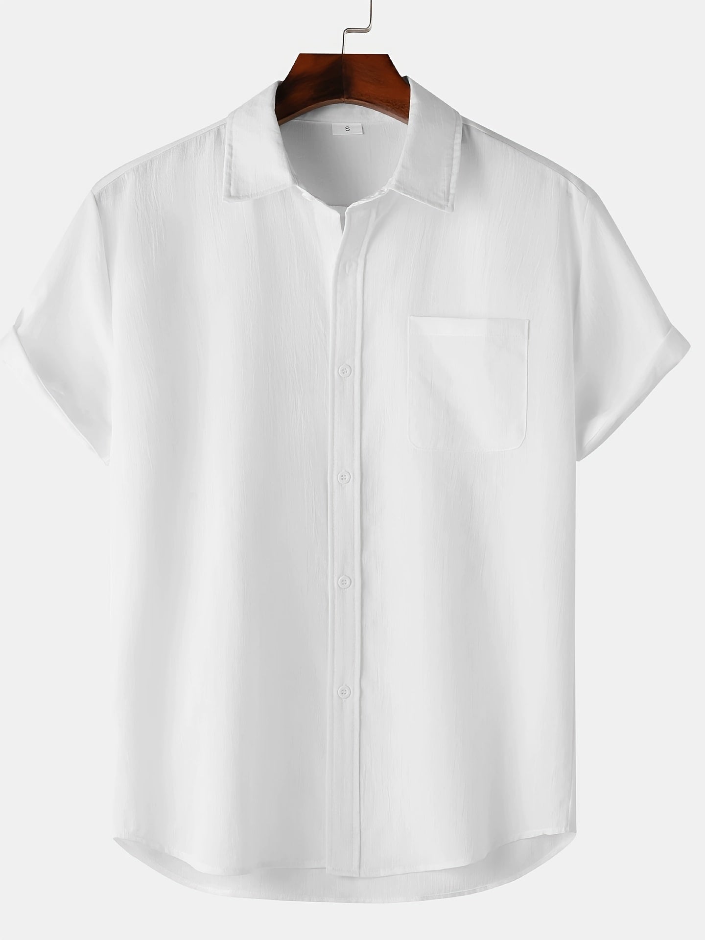 Leinenhemd - Kurzarm - Button-Up - Sommerhemd - Herrenhemden-HauteBerlin
