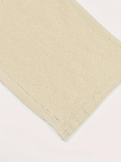Leinenhose | Elastischer Bund | Kordelzug | Locker sitzende Hose | Herrenhose-HauteBerlin
