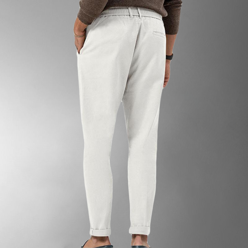 Leinenhose – atmungsaktive, schmal geschnittene Sommerhose für Herren-HauteBerlin
