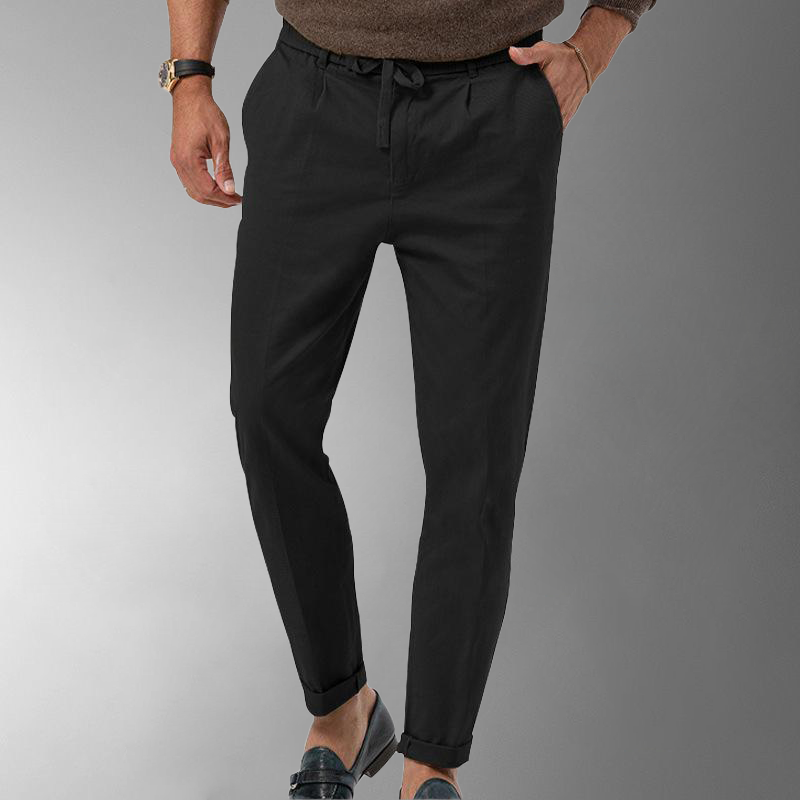 Leinenhose – atmungsaktive, schmal geschnittene Sommerhose für Herren-HauteBerlin
