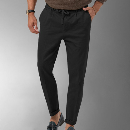 Leinenhose – atmungsaktive, schmal geschnittene Sommerhose für Herren-HauteBerlin