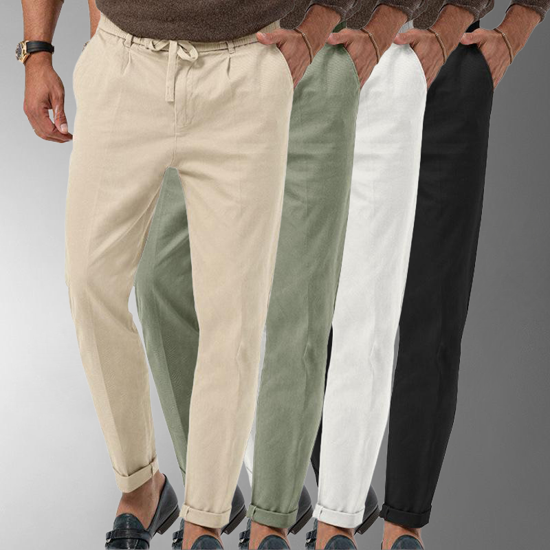Leinenhose – atmungsaktive, schmal geschnittene Sommerhose für Herren-HauteBerlin