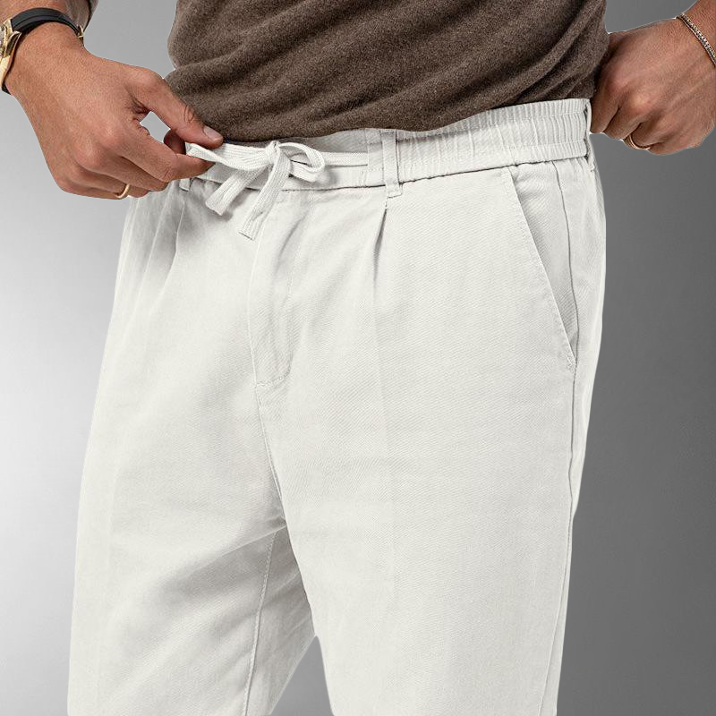 Leinenhose – atmungsaktive, schmal geschnittene Sommerhose für Herren-HauteBerlin