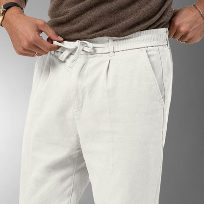 Leinenhose – atmungsaktive, schmal geschnittene Sommerhose für Herren-HauteBerlin