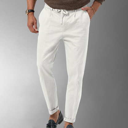 Leinenhose – atmungsaktive, schmal geschnittene Sommerhose für Herren-HauteBerlin