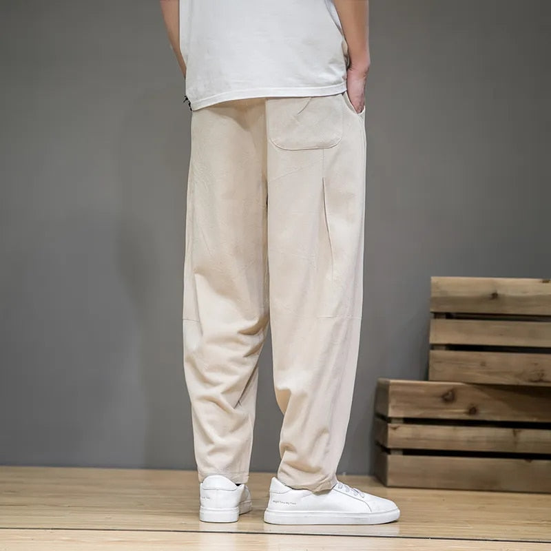Leinenhosen | Loose Fit | Lightweight | Baggy Pants | Herrenhosen-HauteBerlin