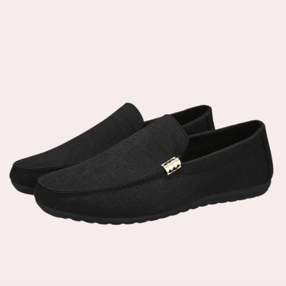 Loafer – Bequeme flache Sommerschuhe für Herren aus Canvas-HauteBerlin