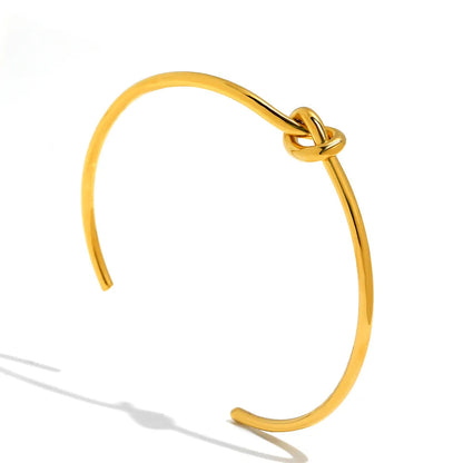 Manschettenarmband | Silber | Gold | Knotenarmband | Damenarmband-HauteBerlin