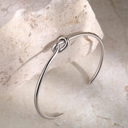 Manschettenarmband | Silber | Gold | Knotenarmband | Damenarmband-HauteBerlin